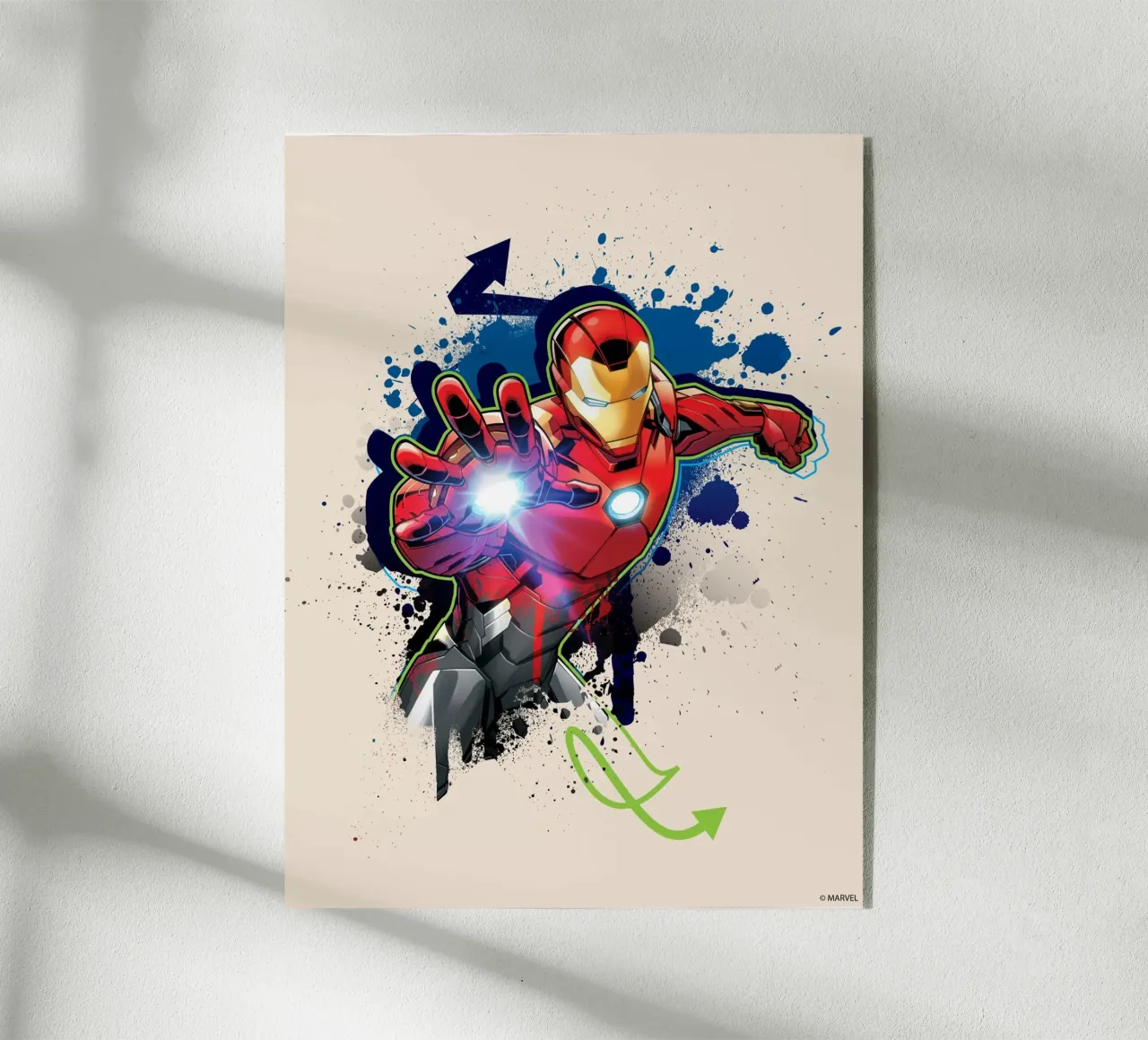 Iron Man - Power metacrilato de MARVEL Designs by JUNIQE