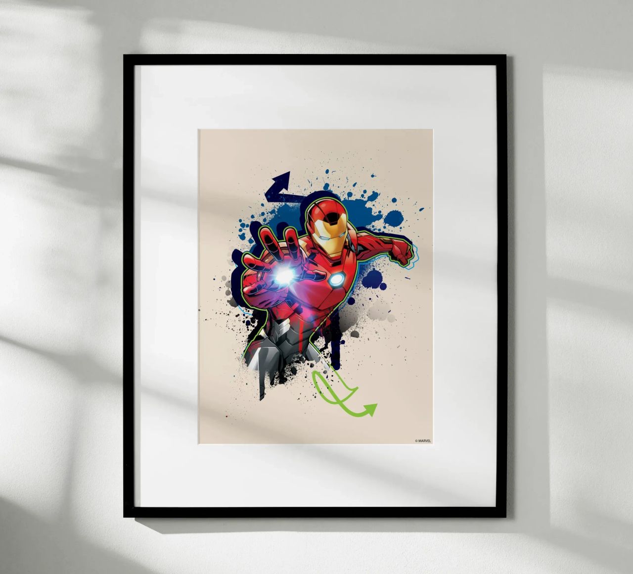 Iron Man - Power poster by MARVEL Designs by JUNIQE