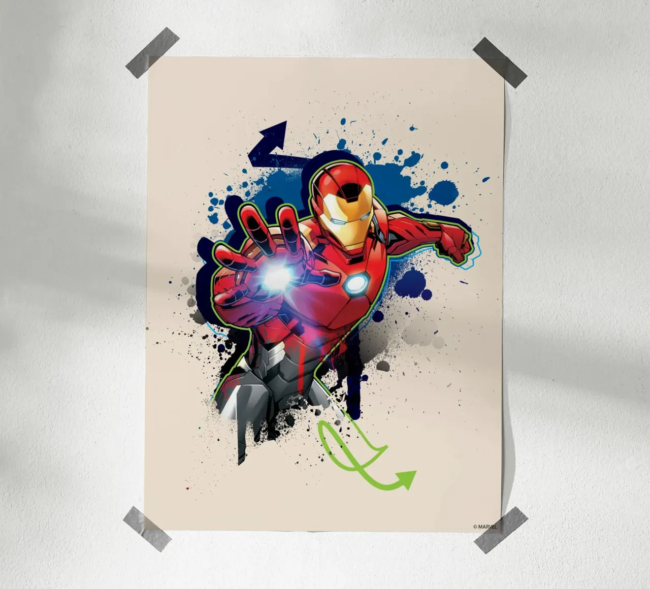 Iron Man - Power poster da MARVEL Designs by JUNIQE