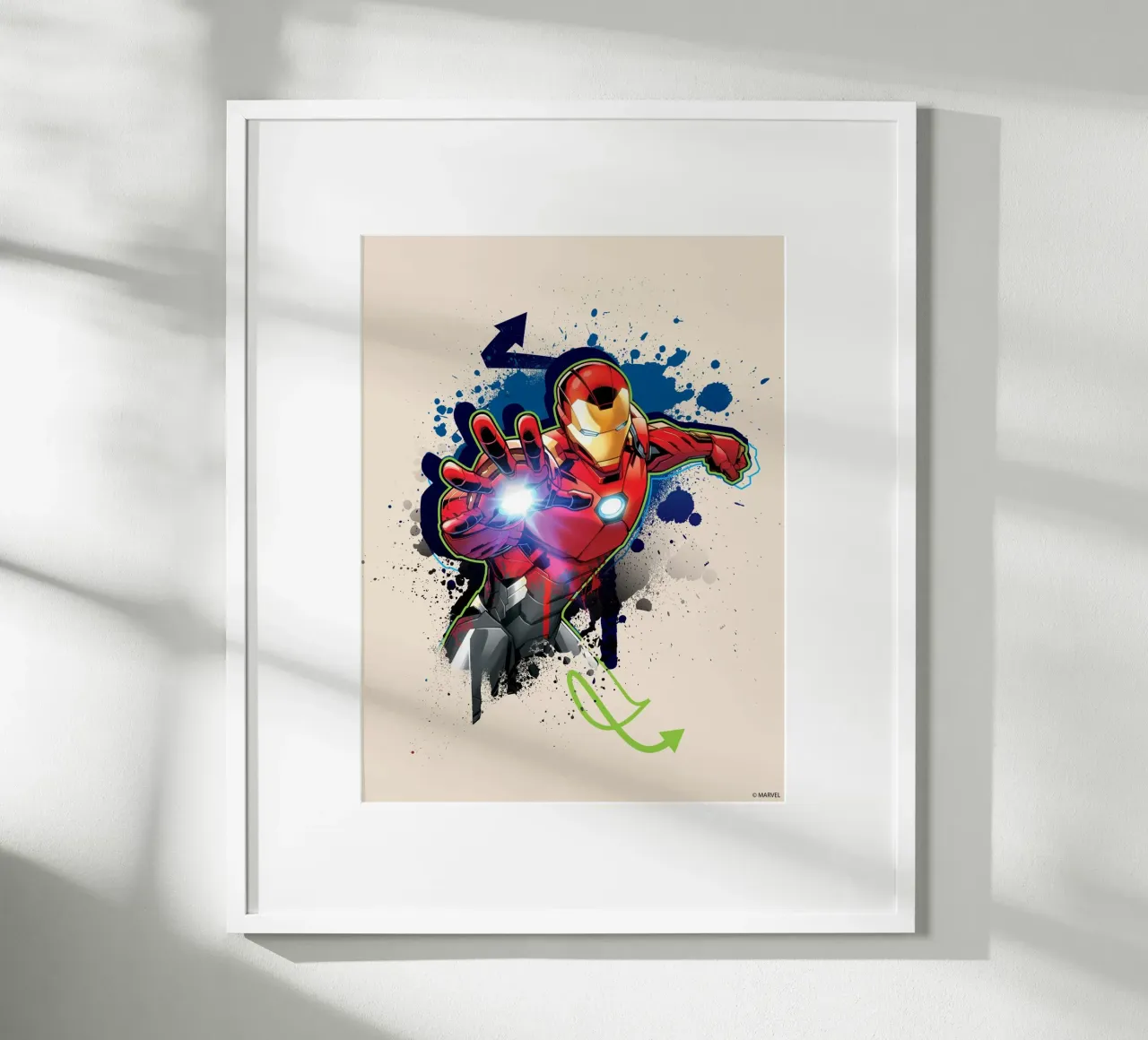 Iron Man - Power poster da MARVEL Designs by JUNIQE