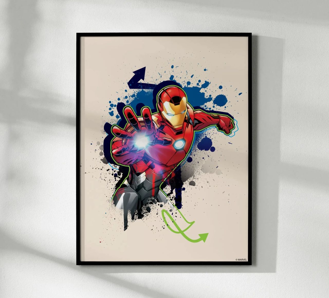 Iron Man - Power poster by MARVEL Designs by JUNIQE