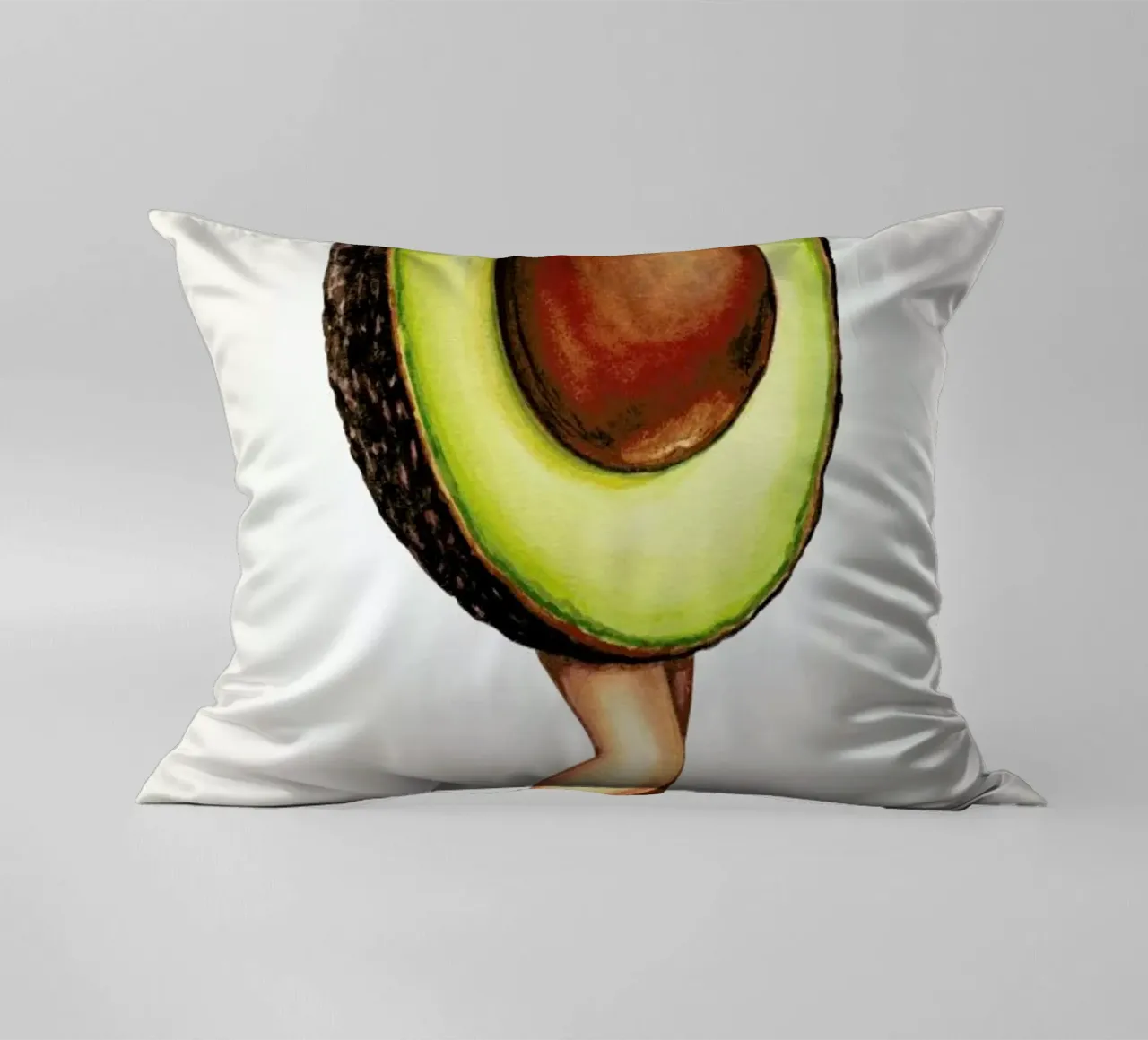 Fruit Stand - Avocado cuscino da Kelly Gilleran