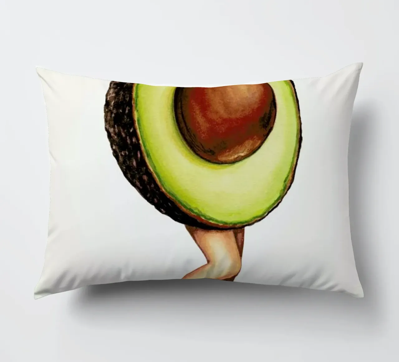 Fruit Stand - Avocado cuscino da Kelly Gilleran