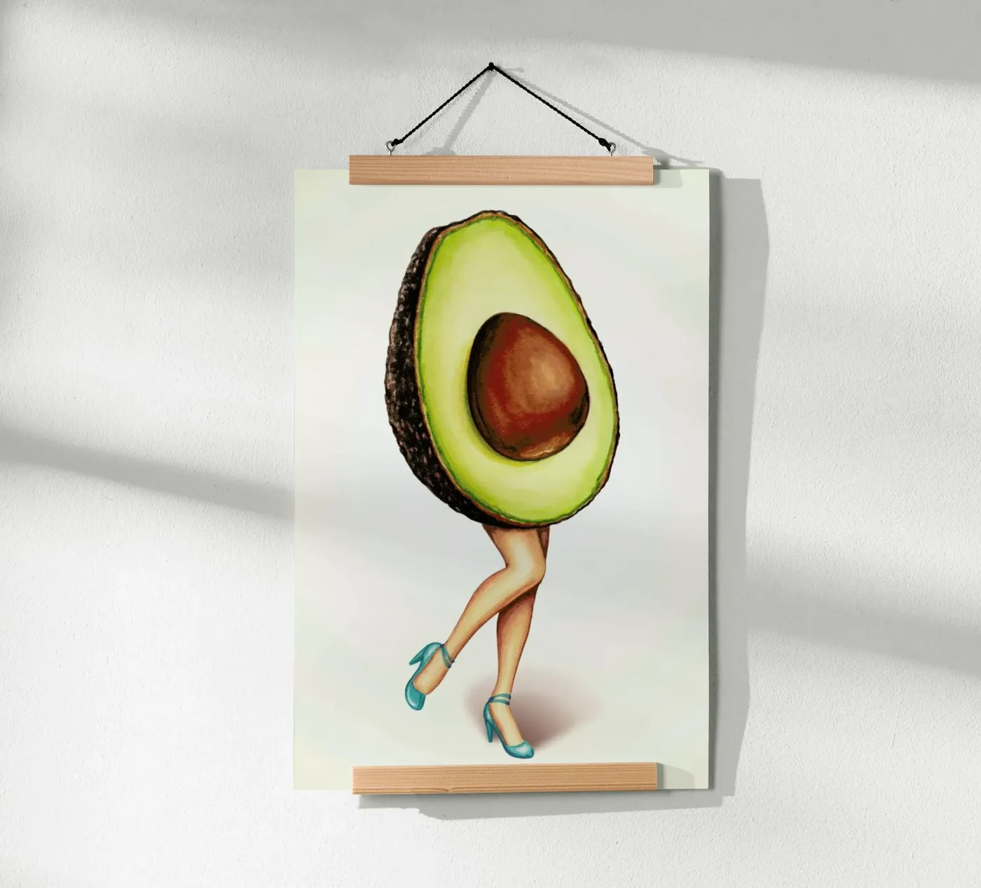 Fruit Stand - Avocado poster da Kelly Gilleran