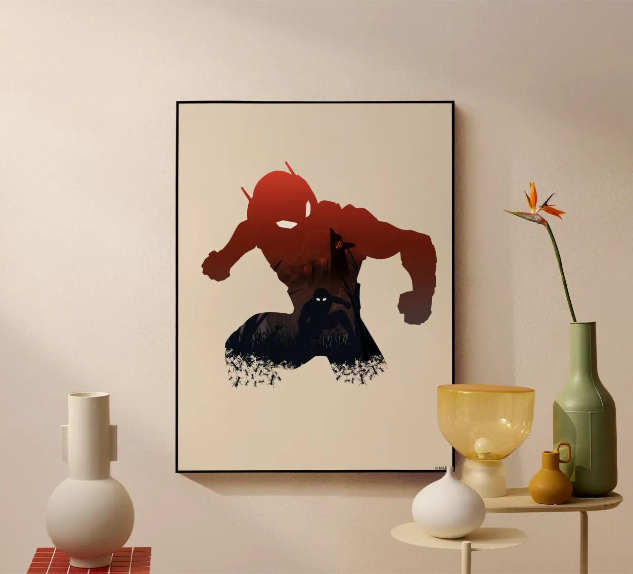 The Ant-Man plexiglass da MARVEL Designs by JUNIQE