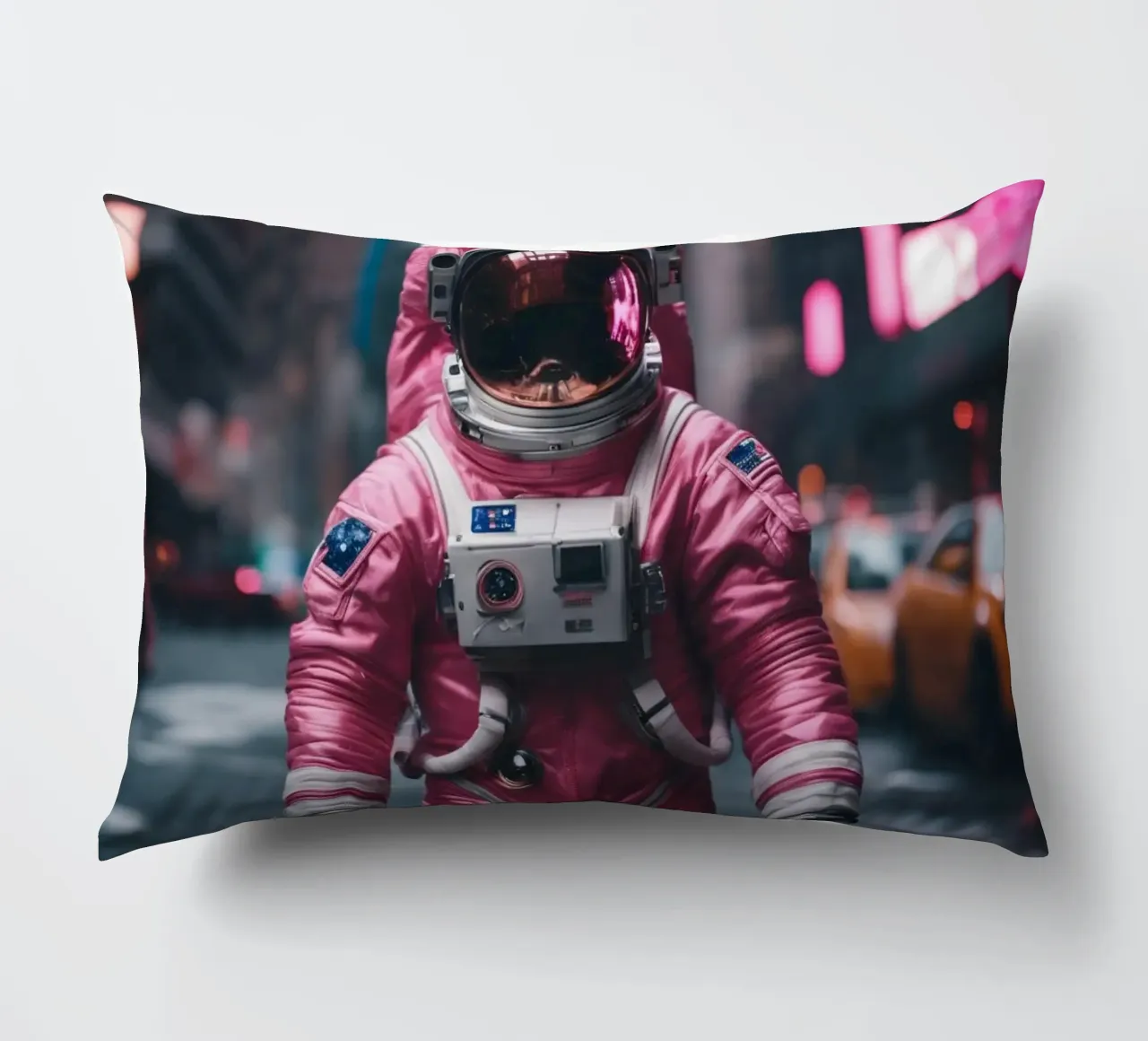 New York Astronaut cuscino da Flo Klein
