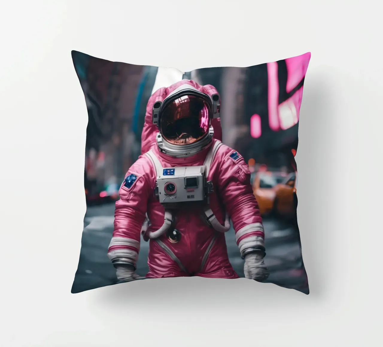New York Astronaut cuscino da Flo Klein