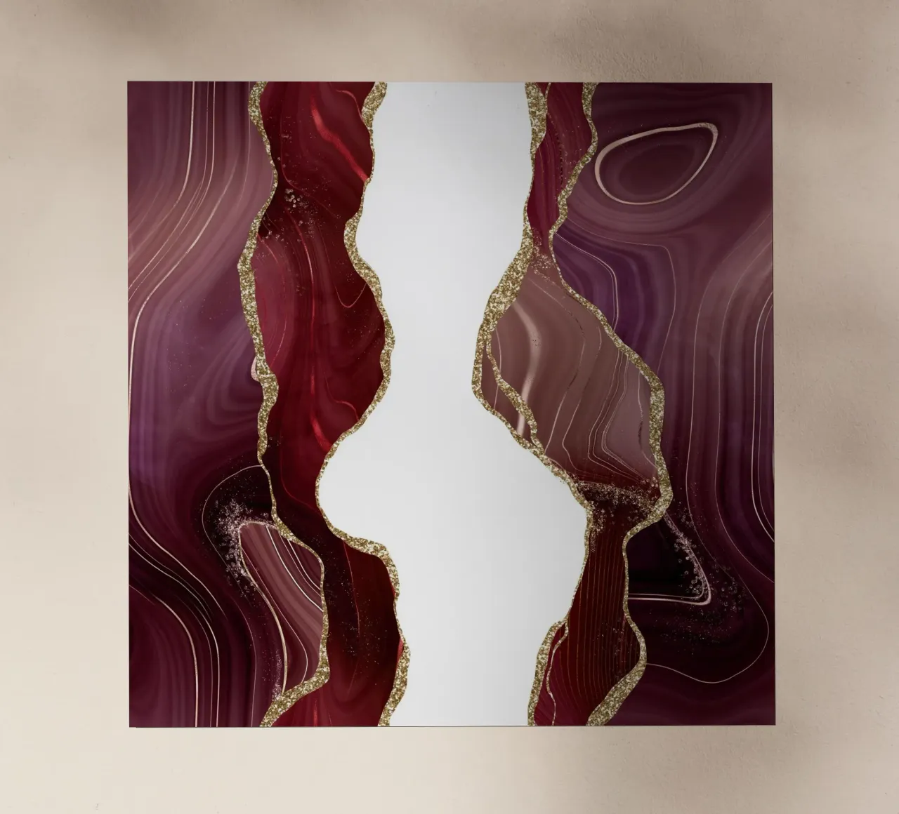 Texture Agata Glitterata Borgogna e Oro 06 pellicola backlit da Gemstone Textures