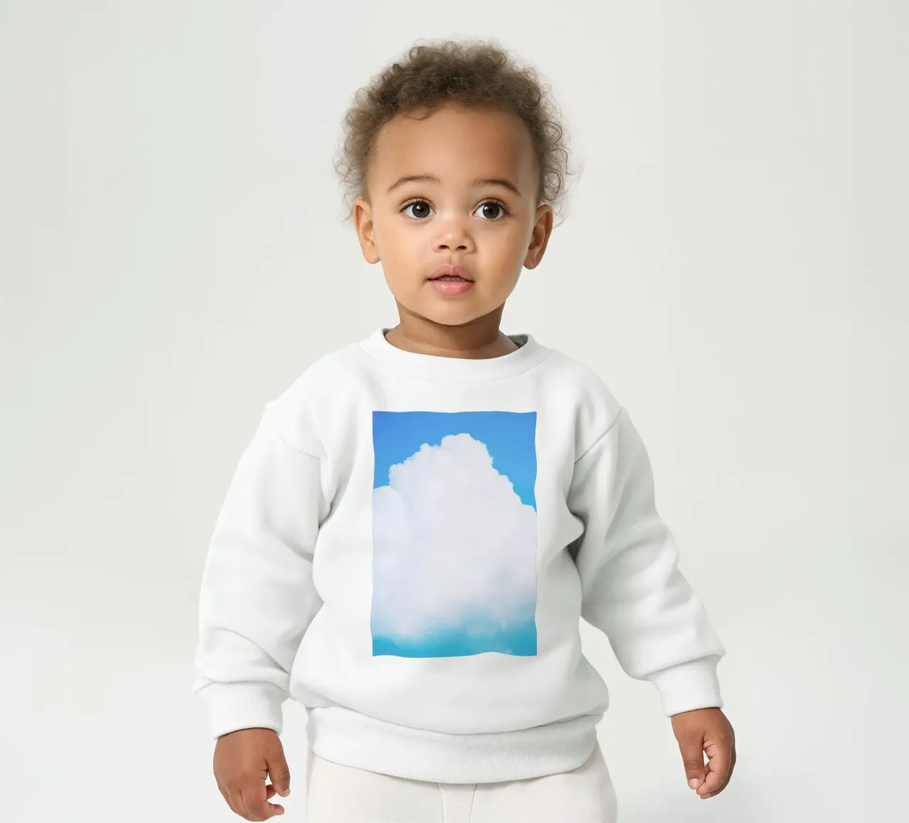Blue Clouds III baby sweatshirt by Tal Paz-Fridman