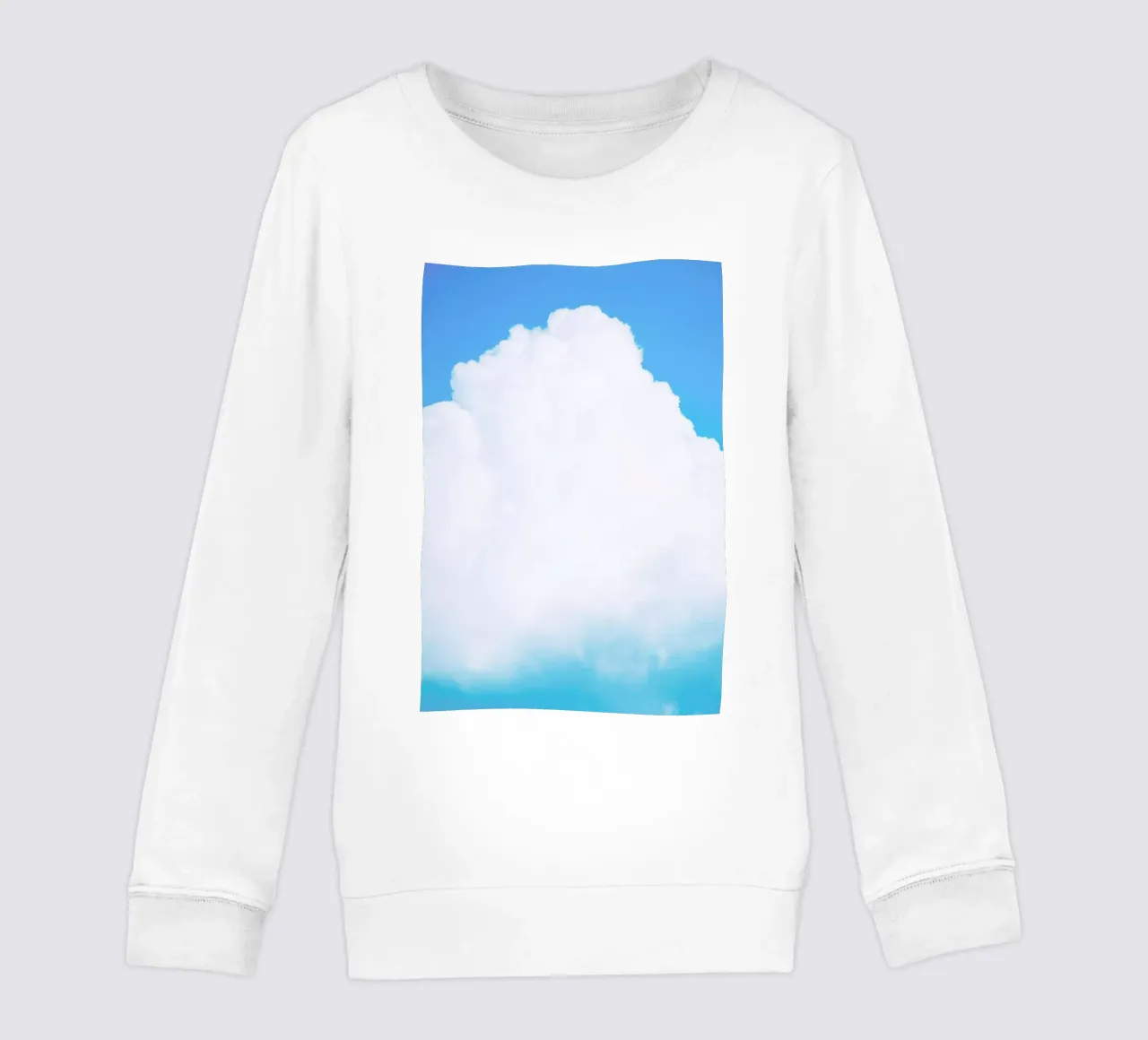 Blue Clouds III kids sweatshirt by Tal Paz-Fridman