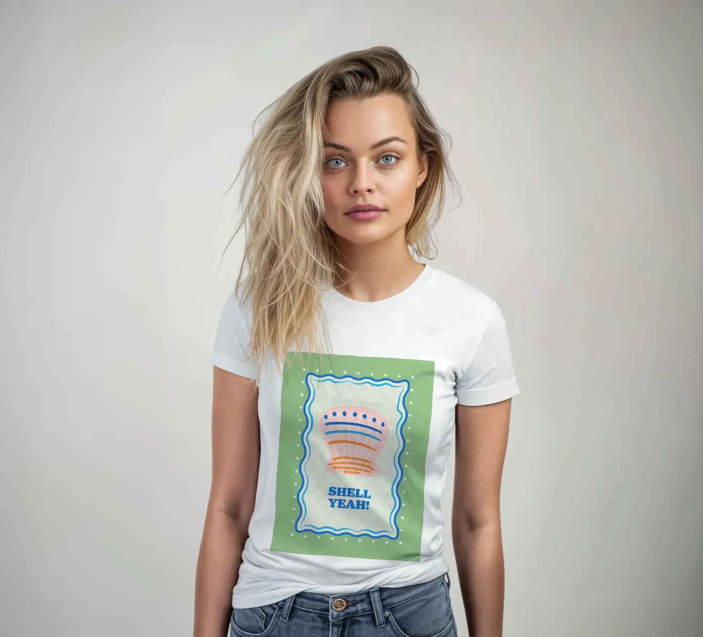 Shell yeah! t-shirt da donna da Studio Birchwood