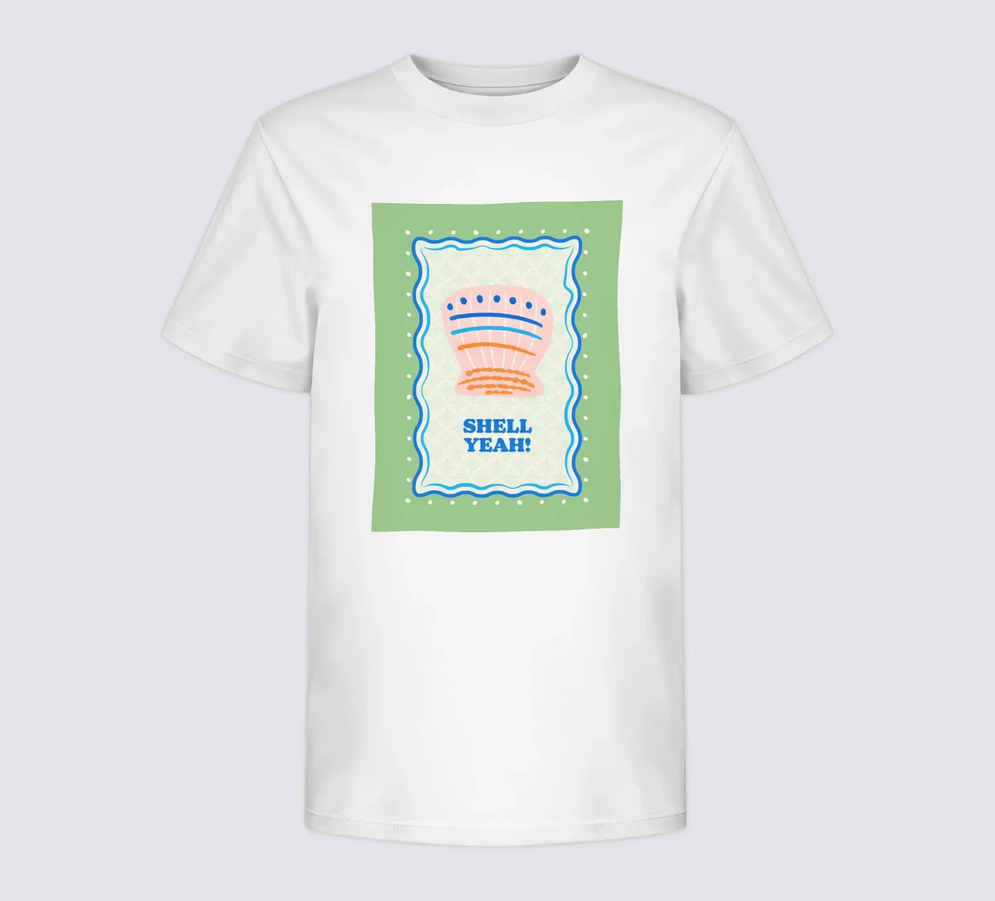 Shell yeah! kinder t-shirt van Studio Birchwood