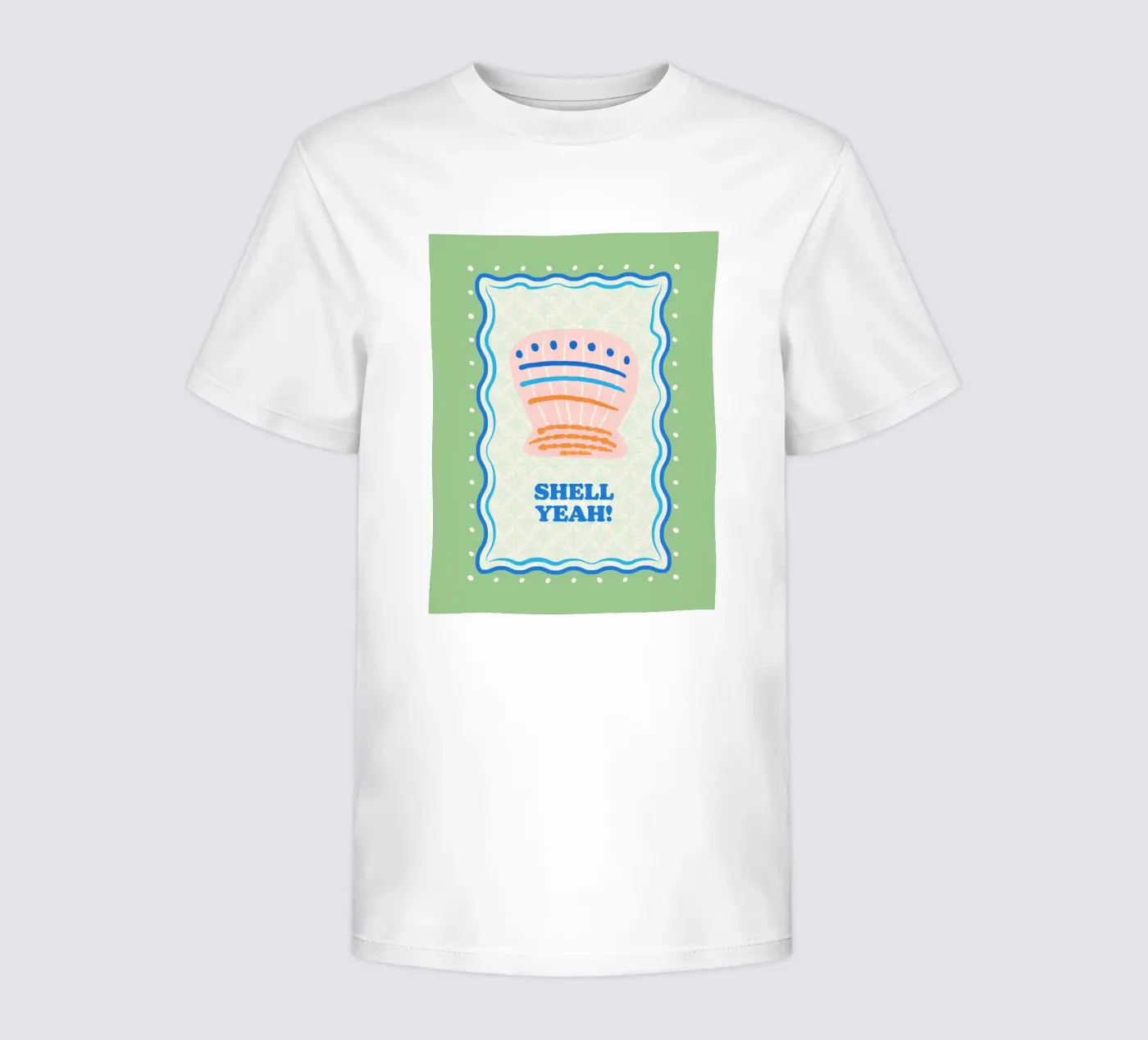 Shell yeah! kinder t-shirt van Studio Birchwood