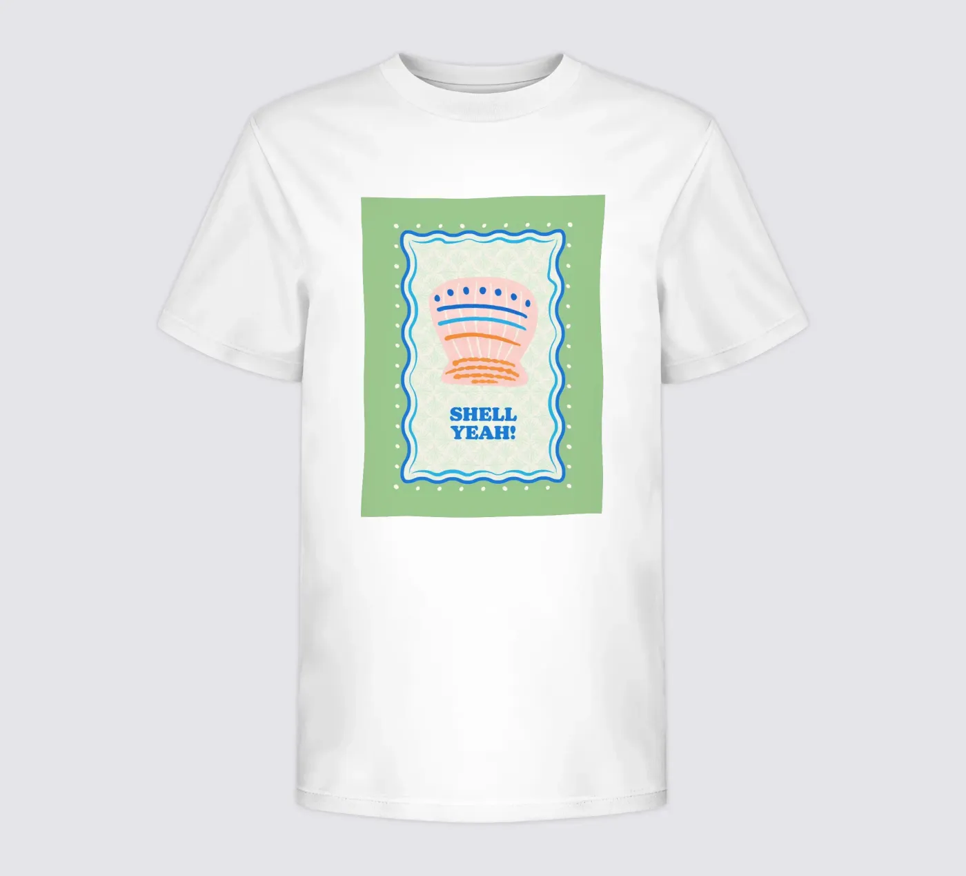 Shell yeah! kinder t-shirt van Studio Birchwood