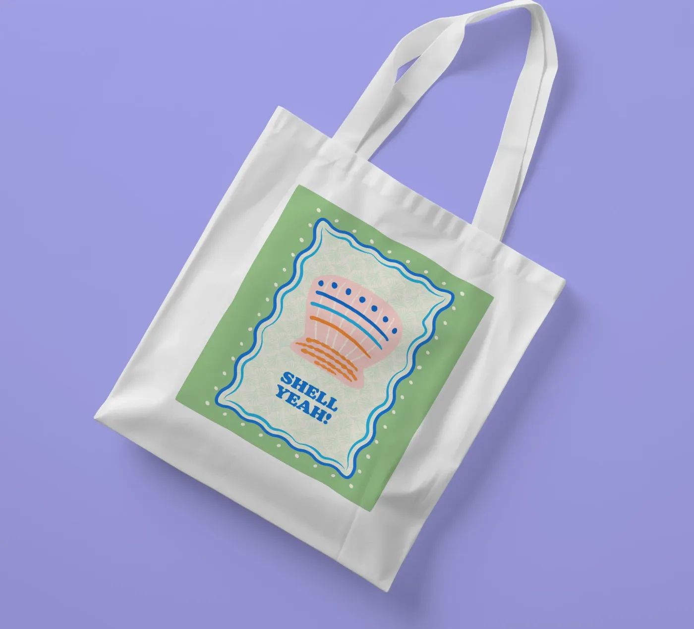 Shell yeah! tote bag by Studio Birchwood