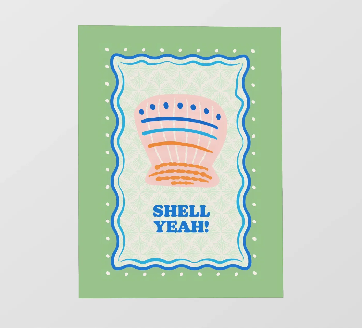 Shell yeah! fotobehang van Studio Birchwood