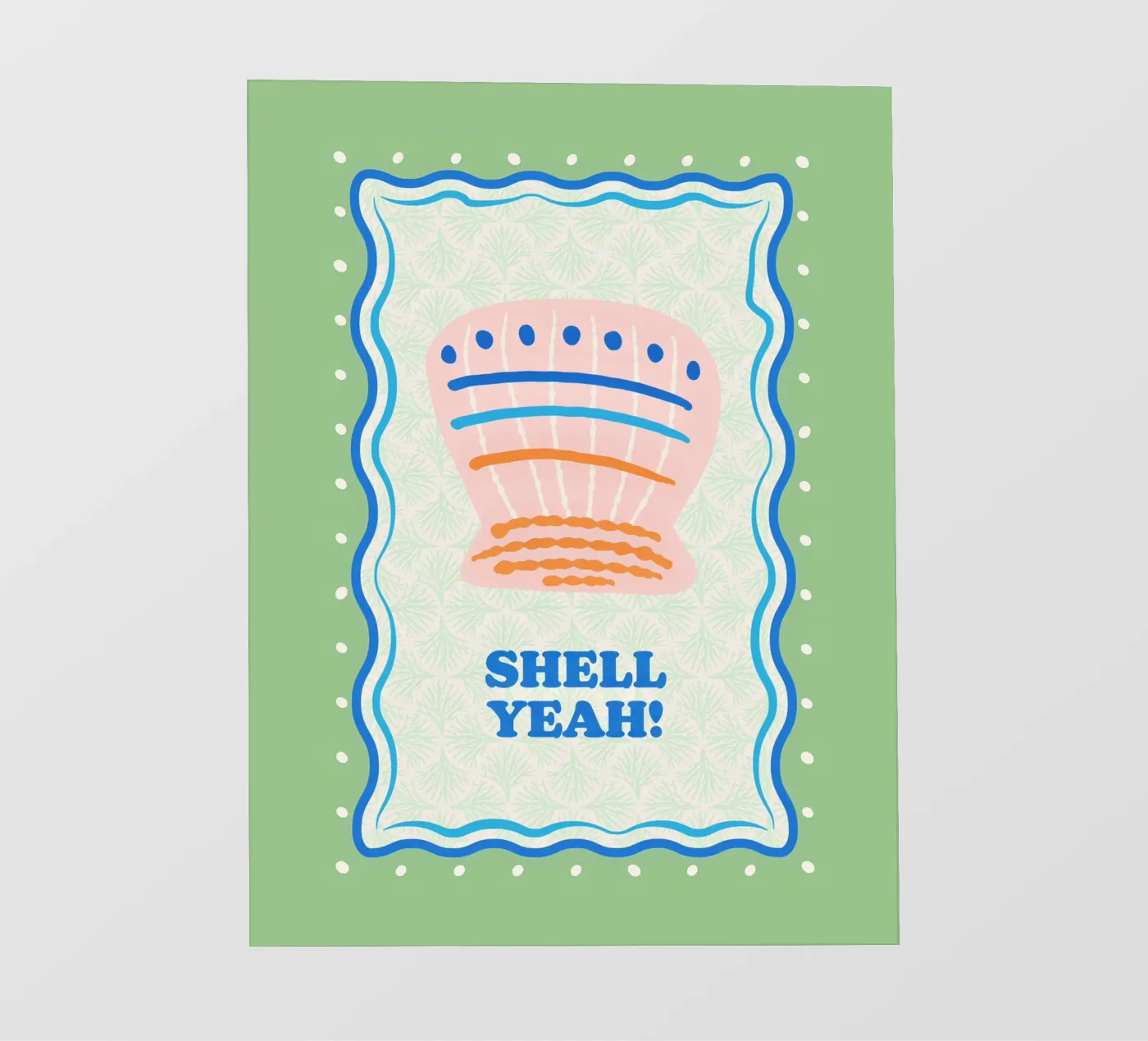 Shell yeah! papier peint photo de Studio Birchwood