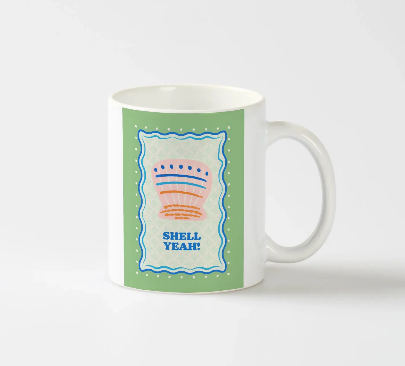 Shell yeah! mug en céramique de Studio Birchwood