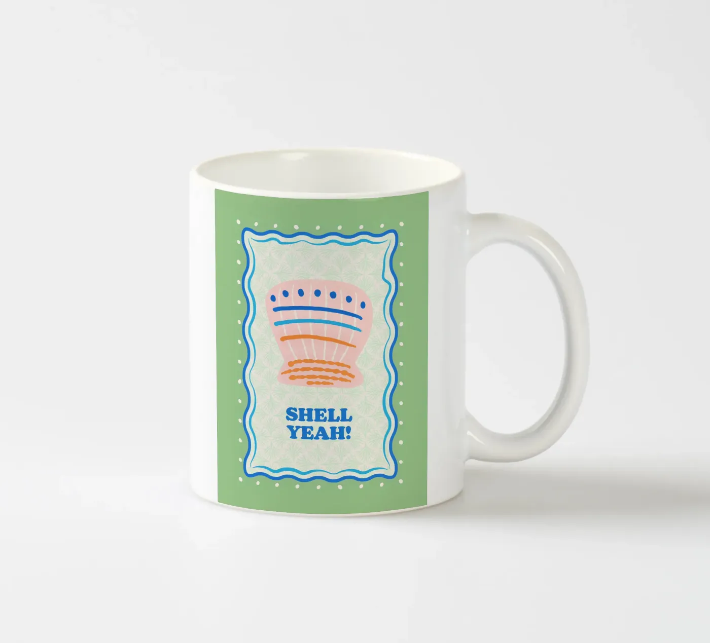 Shell yeah! mug en céramique de Studio Birchwood