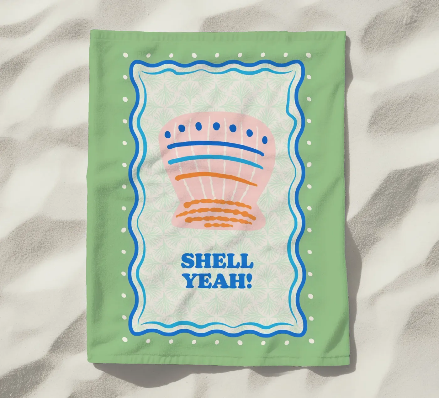 Shell yeah! Strandtuch von Studio Birchwood