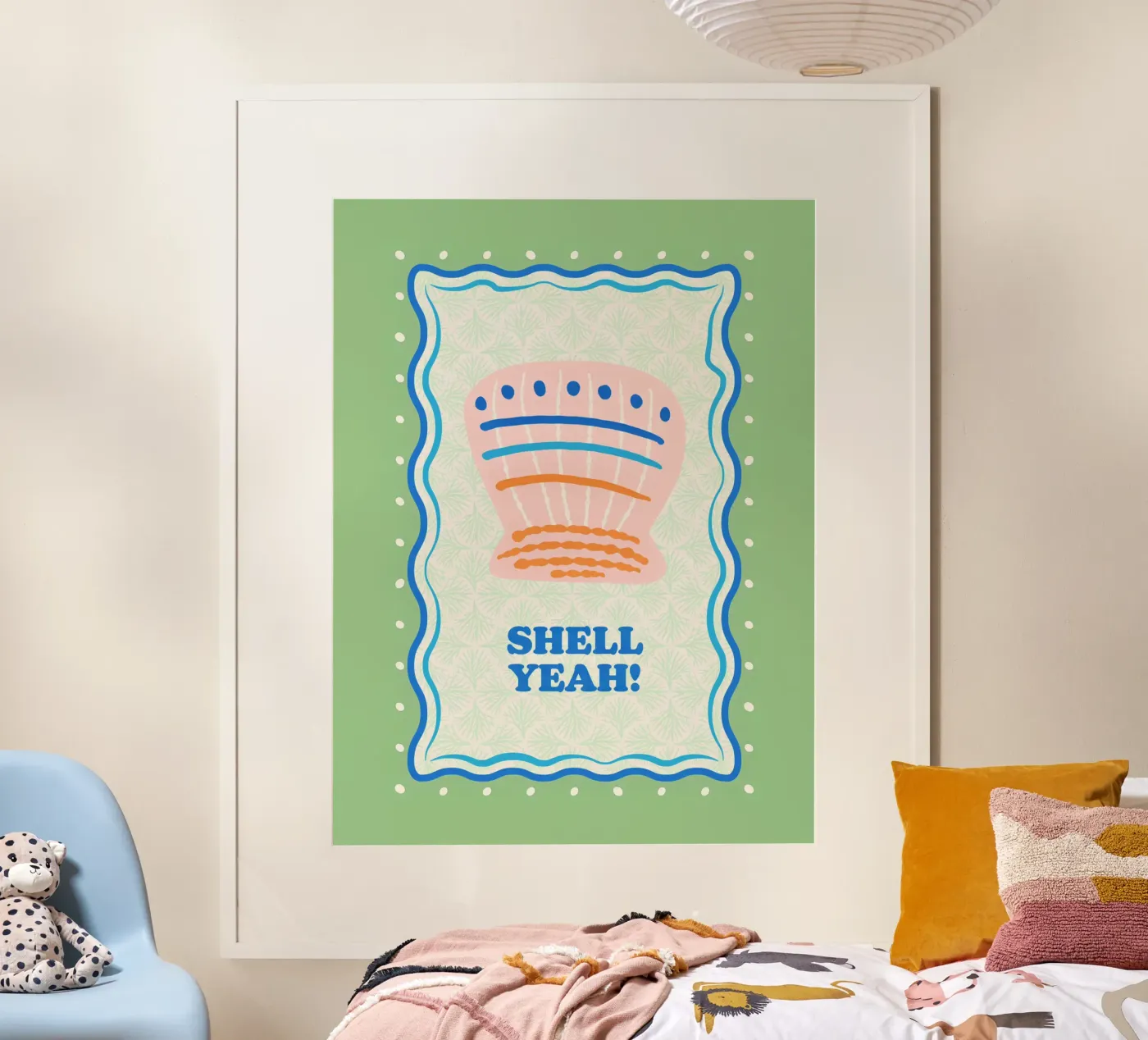 Shell yeah! poster van Studio Birchwood