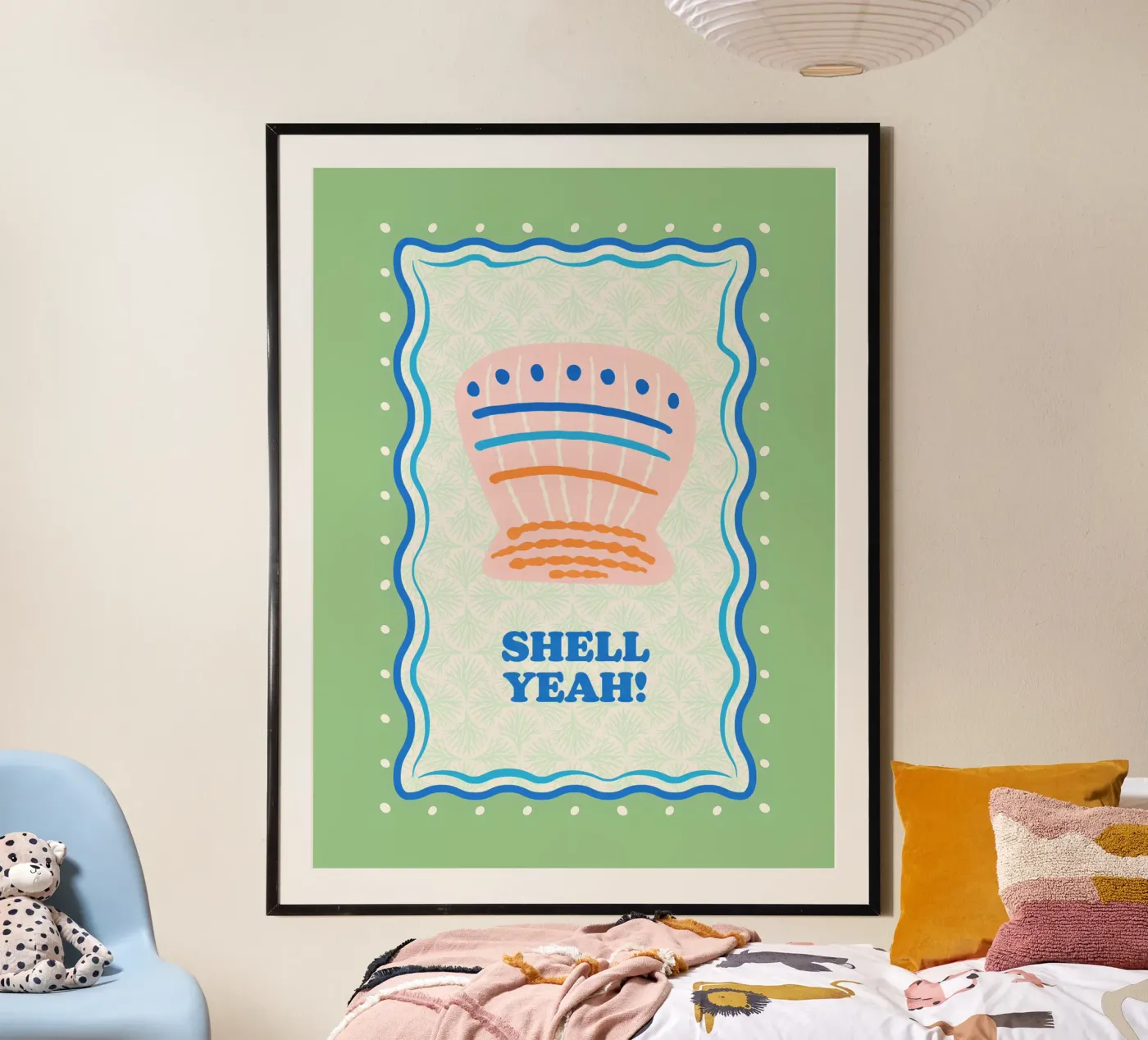 Shell yeah! poster van Studio Birchwood