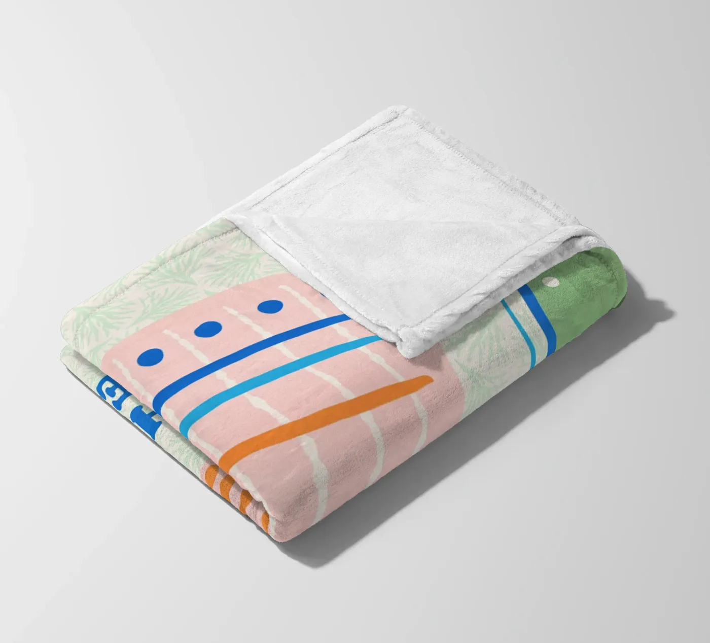 Shell yeah! fleece blanket by Studio Birchwood