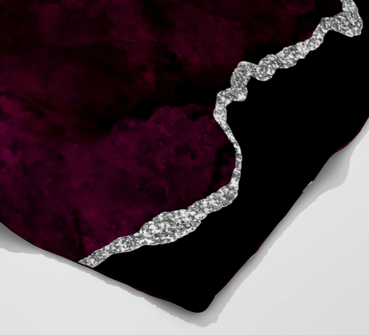 Agata bordeaux e argento Texture 01 coperta in pile da Gemstone Textures