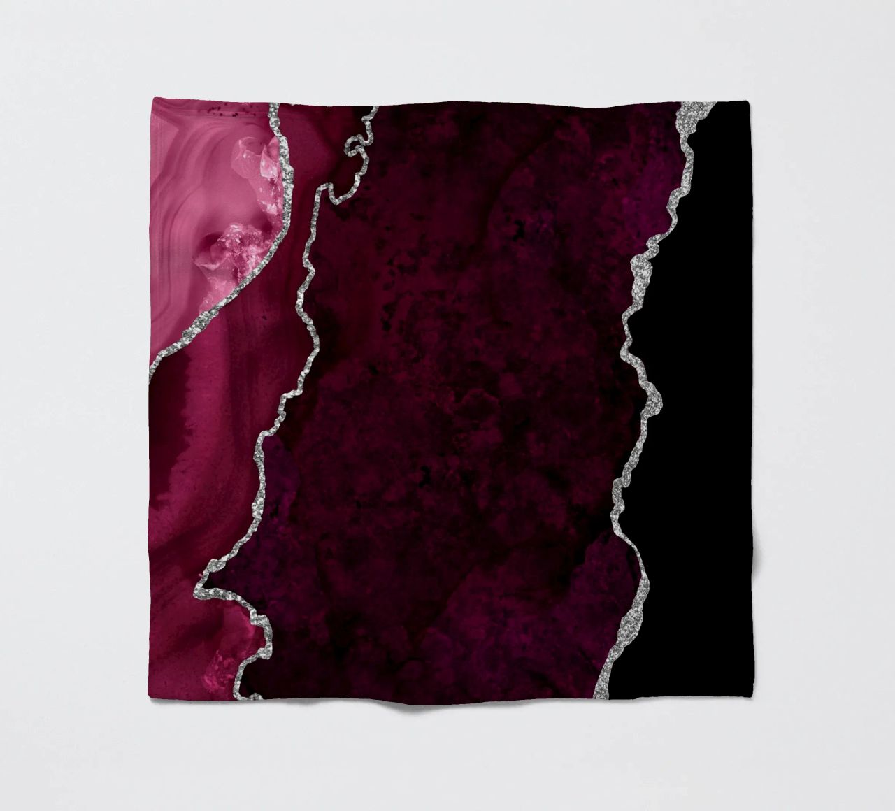 Agata bordeaux e argento Texture 01 coperta in pile da Gemstone Textures