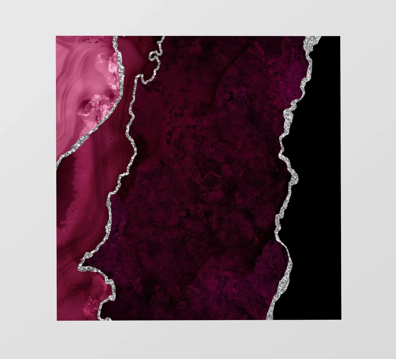 Agata bordeaux e argento Texture 01 pellicola backlit da Gemstone Textures