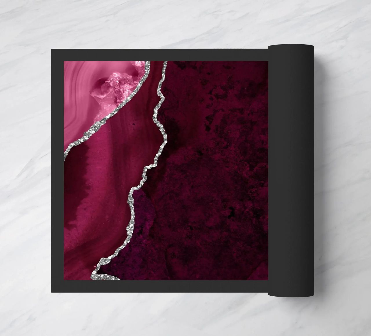 Agata bordeaux e argento Texture 01 zerbino da Gemstone Textures