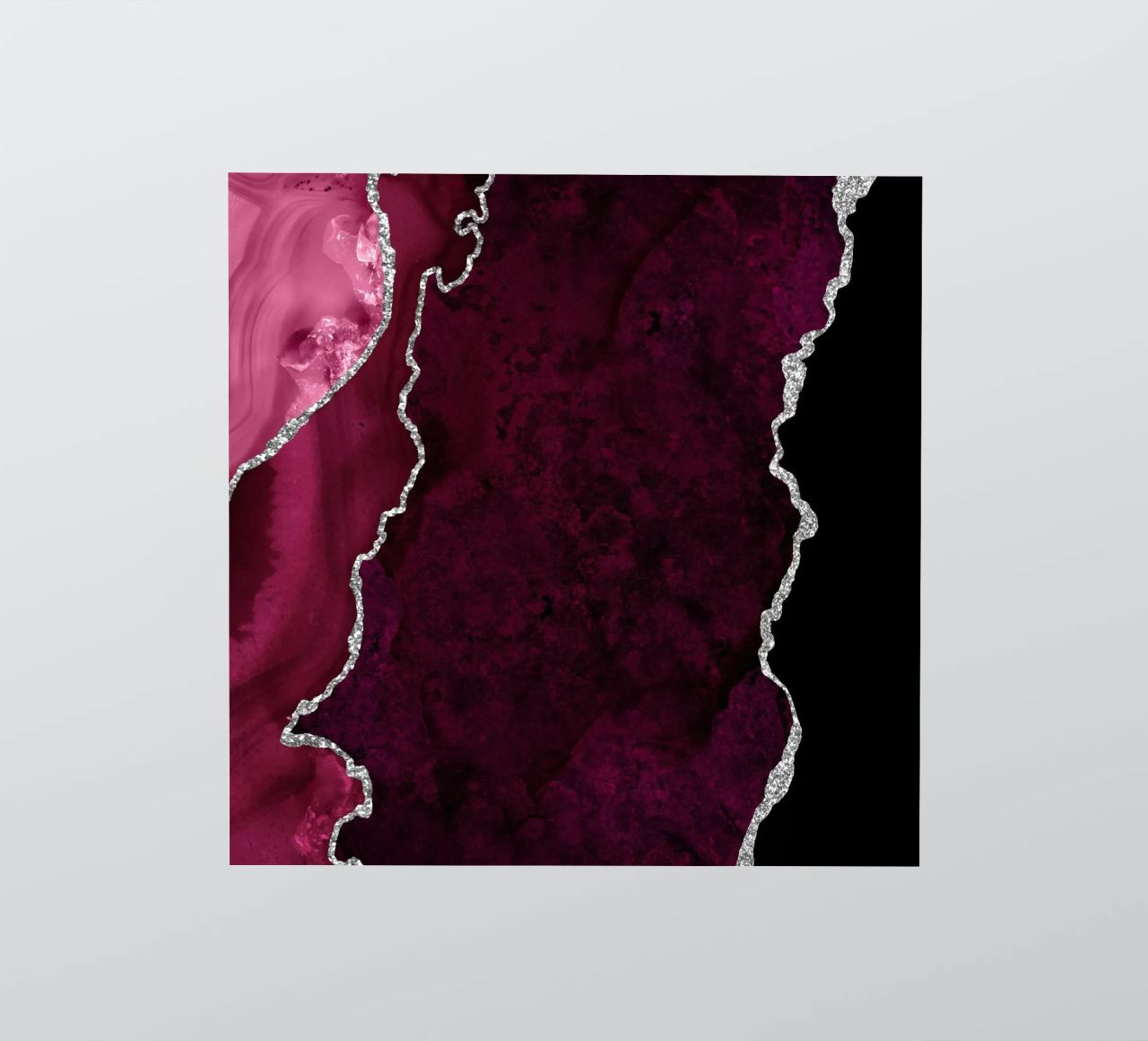 Agata bordeaux e argento Texture 01 adesivo da Gemstone Textures