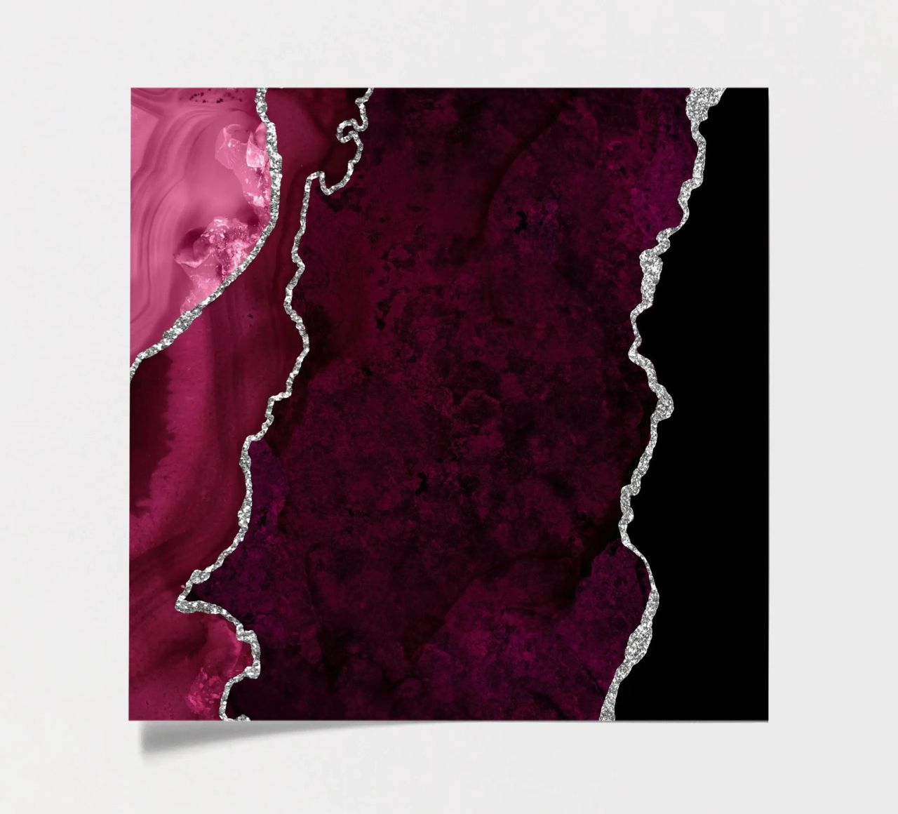 Agata bordeaux e argento Texture 01 foglio adesivo da Gemstone Textures