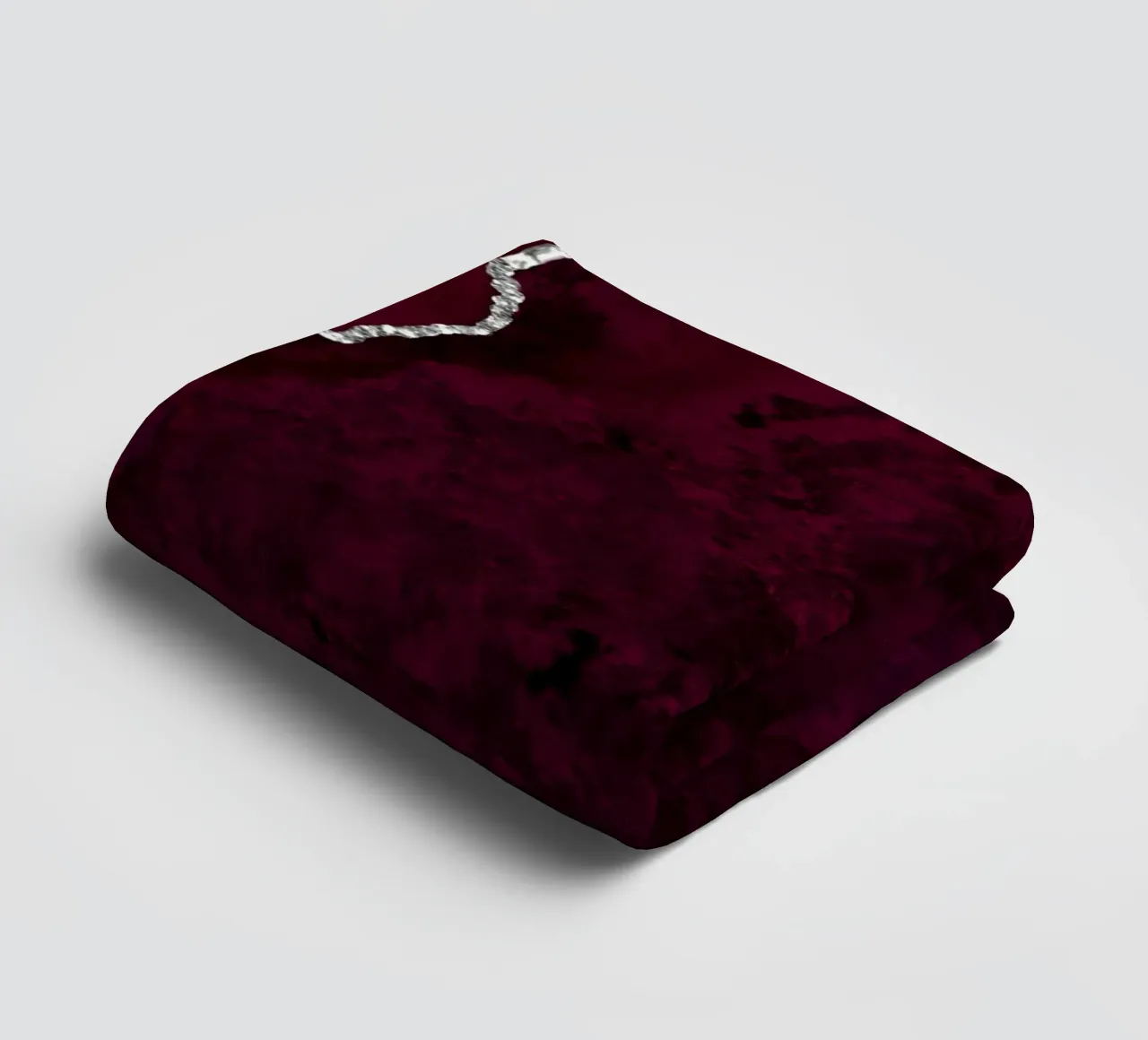 Bourgogne & Agate argentée Texture 01 serviette de bain de Gemstone Textures