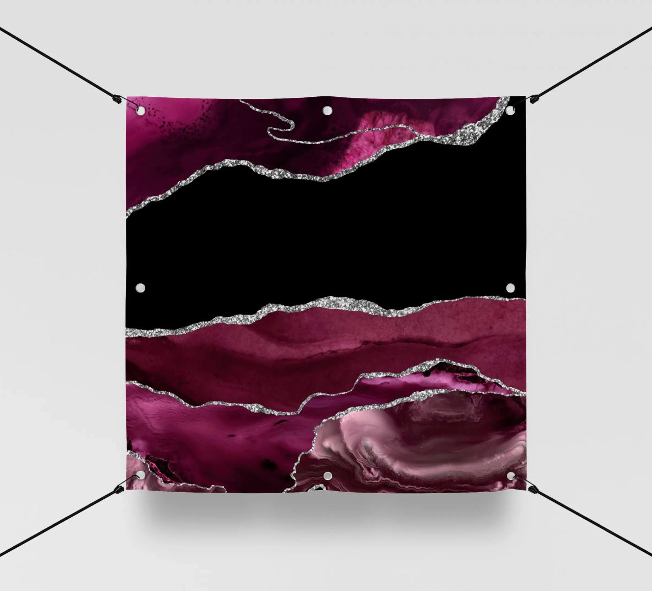 Agata bordeaux e argento Texture 02 telo in pvc da Gemstone Textures
