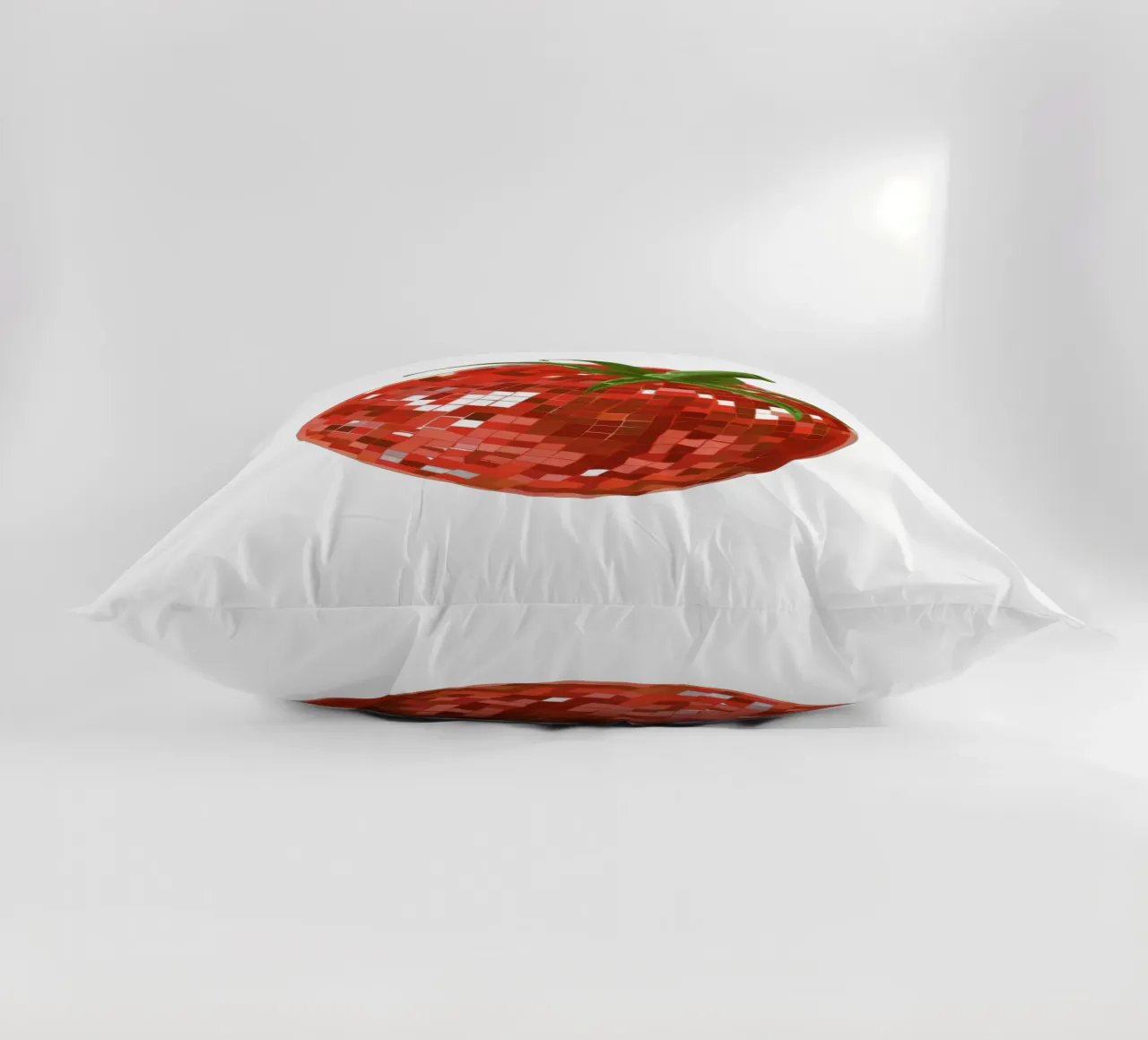 Pomodoro, Disco Ball in bianco cuscino da Peaches Art Prints