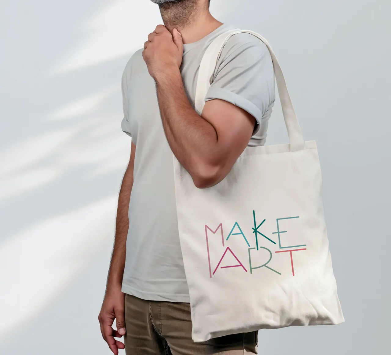 MAKE ART Jutebeutel von LIMITED EDITION LETTERS