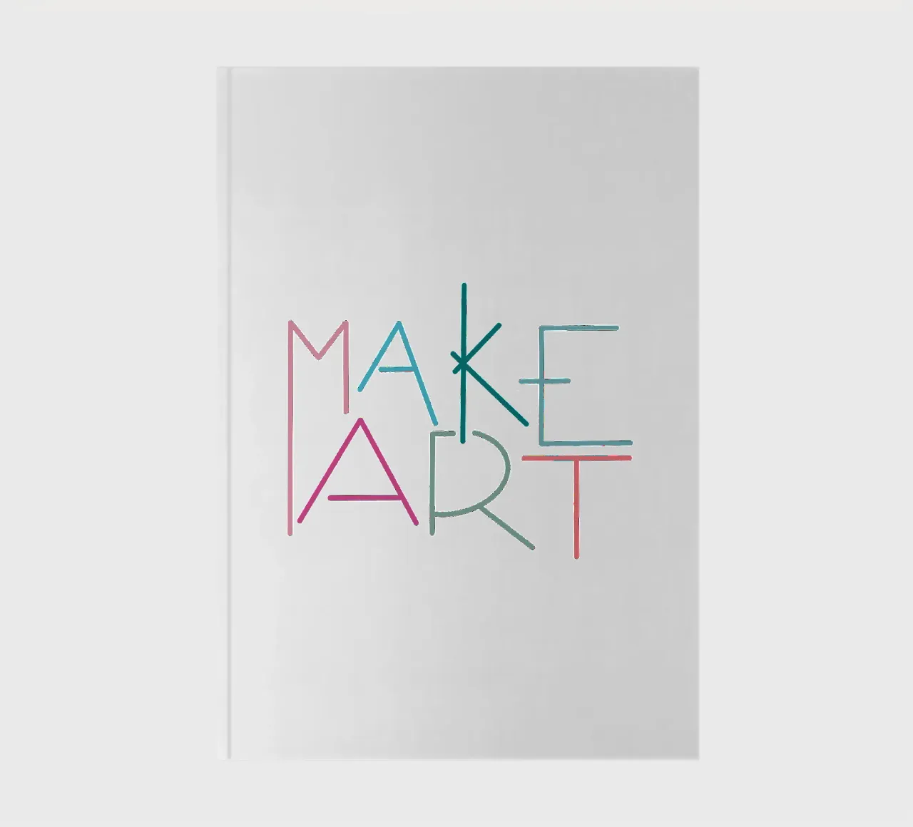 MAKE ART Notizbuch von LIMITED EDITION LETTERS