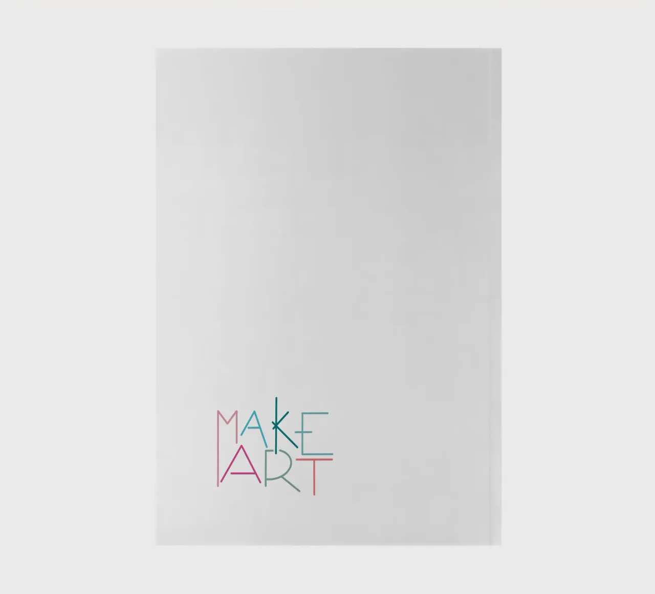 MAKE ART Notizbuch von LIMITED EDITION LETTERS