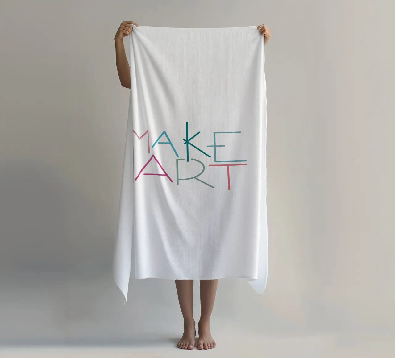 MAKE ART telo mare da LIMITED EDITION LETTERS