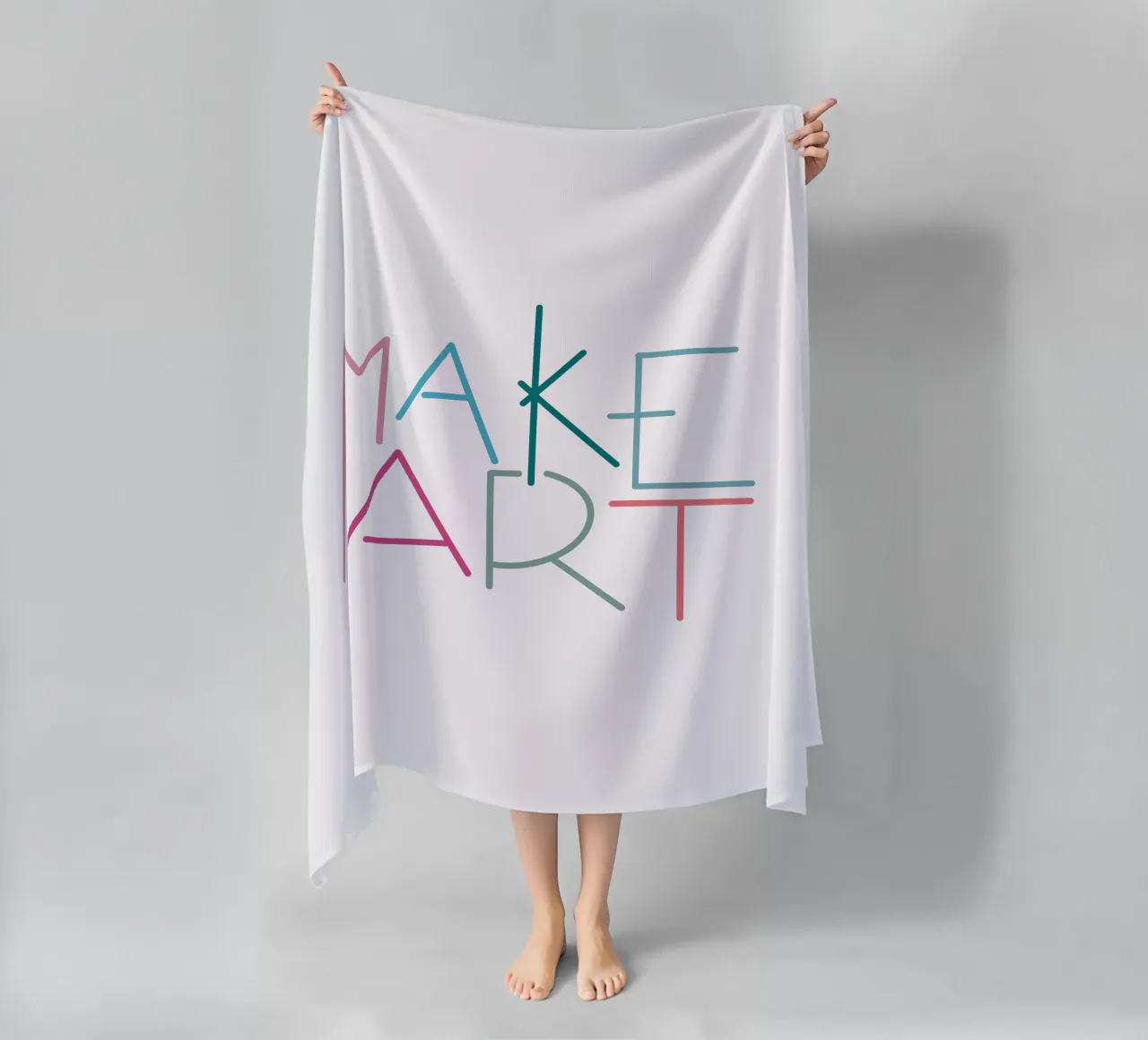 MAKE ART telo mare da LIMITED EDITION LETTERS