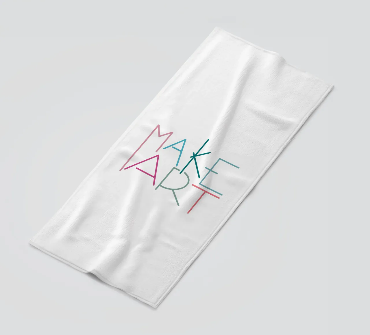MAKE ART telo mare da LIMITED EDITION LETTERS