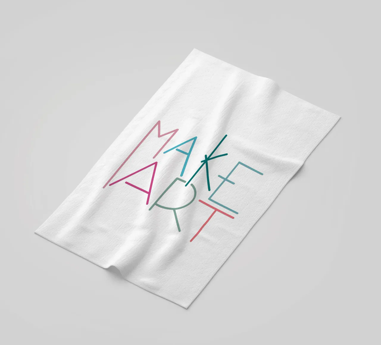 MAKE ART telo mare da LIMITED EDITION LETTERS
