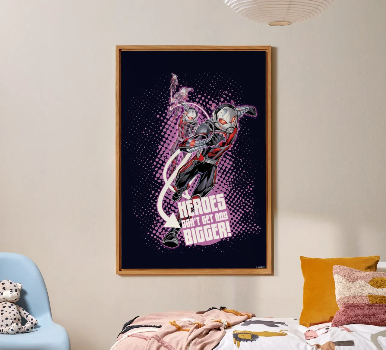 Ant-Man - Heroes don´t get any bigger! alluminio dibond da MARVEL Designs by JUNIQE