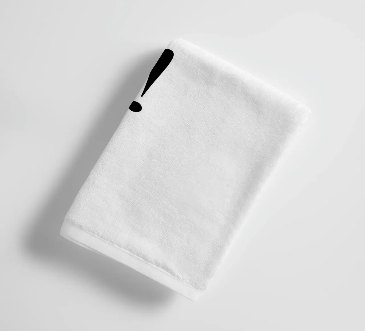 Shut Up And Kiss Me towel by YV TYPOGRAPHY