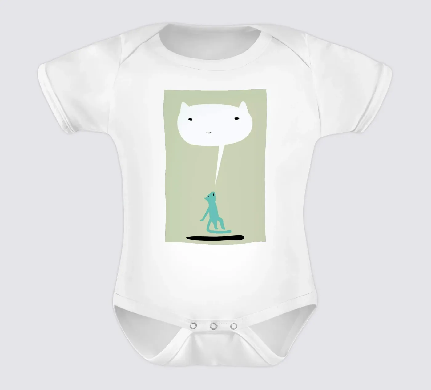 Cat Ghost body bébé de Monika Aichele