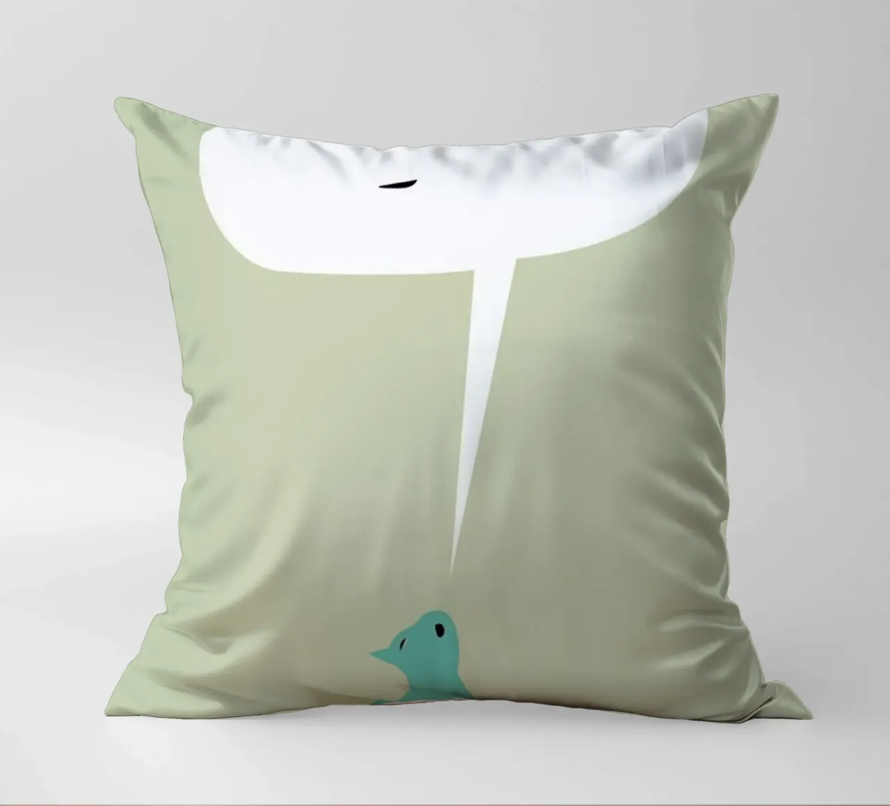 Cat Ghost cuscino da Monika Aichele