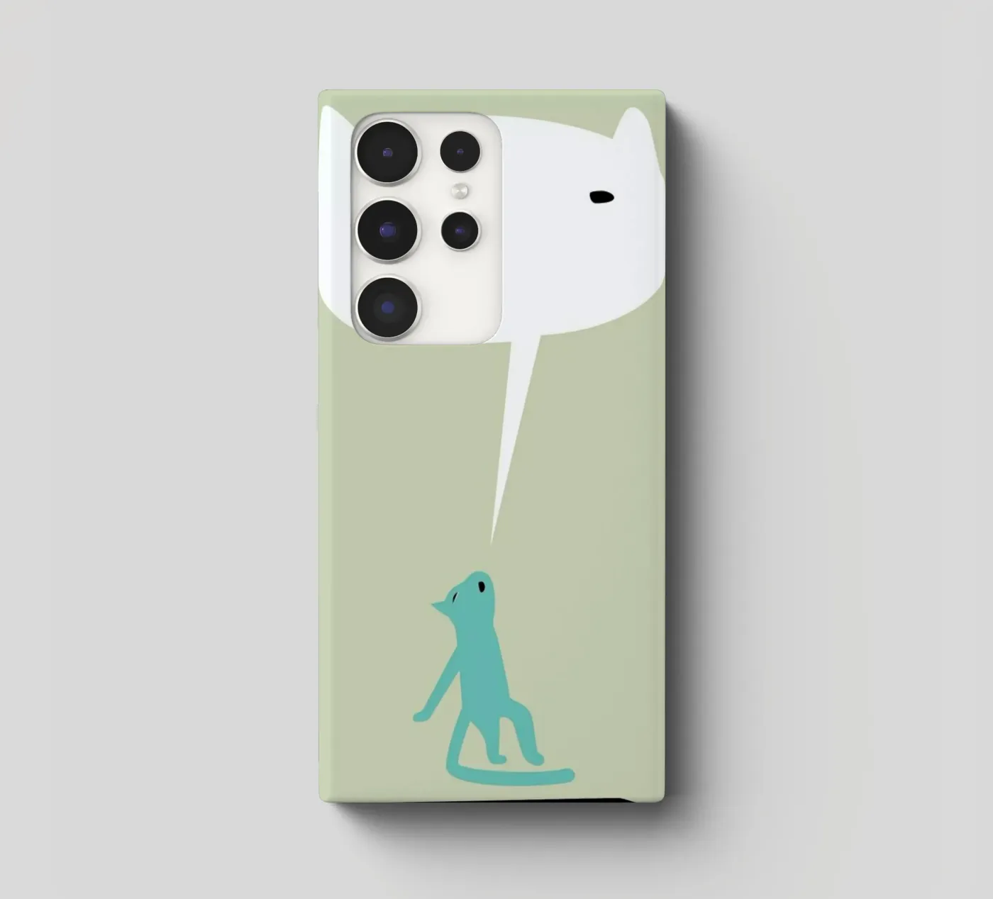 Cat Ghost cover samsung da Monika Aichele
