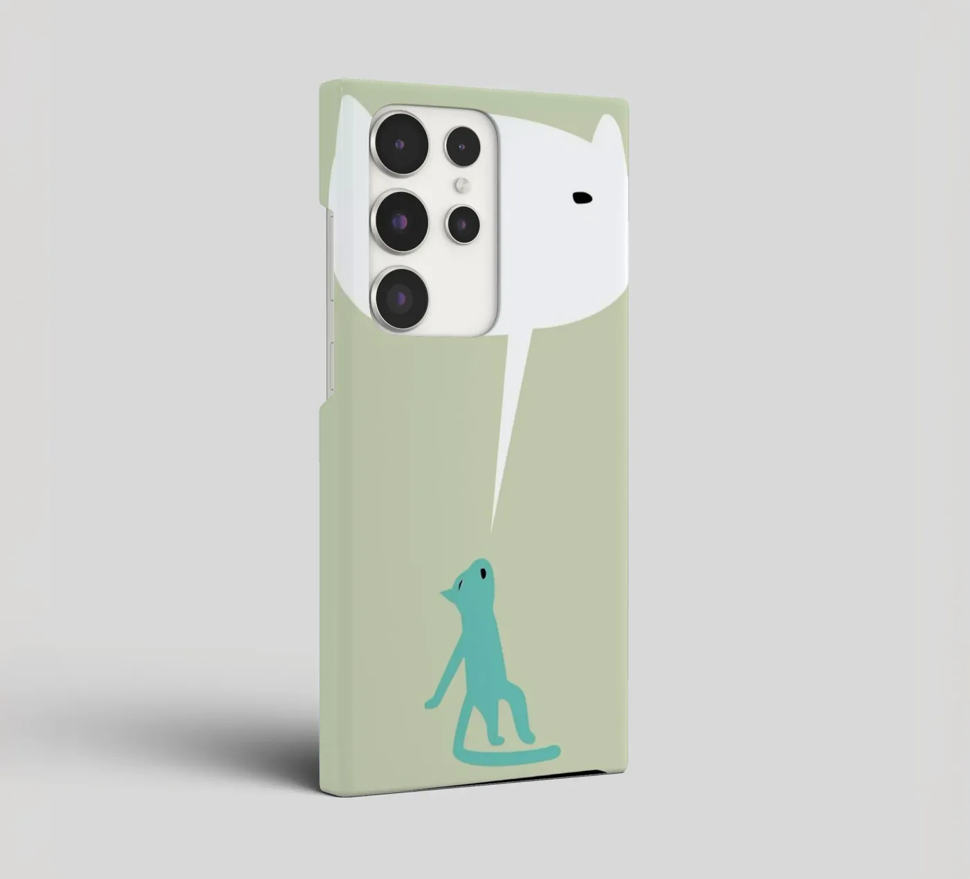 Cat Ghost cover samsung da Monika Aichele