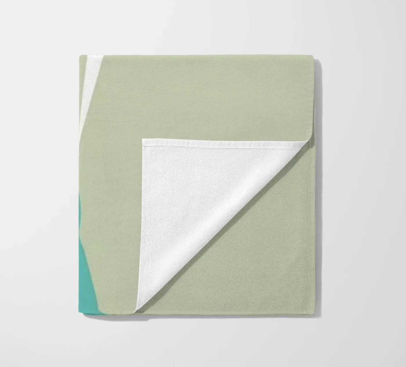 Cat Ghost strandhanddoek van Monika Aichele